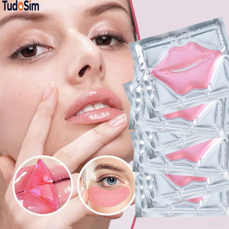 Kit Máscara Labial De Mel de colágeno com crista