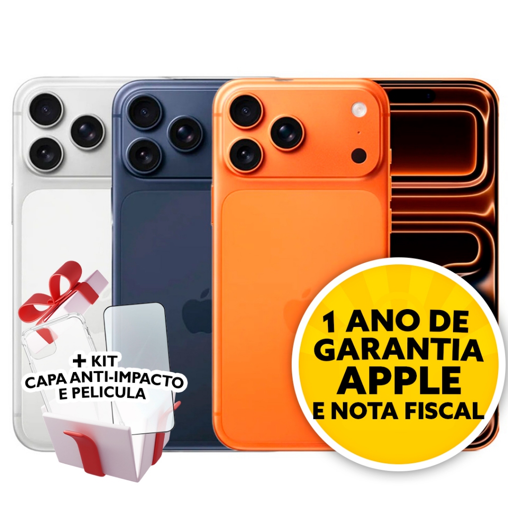 Celular IPhone 17 Pro E Pro Max 256GB 5G Dual E-si