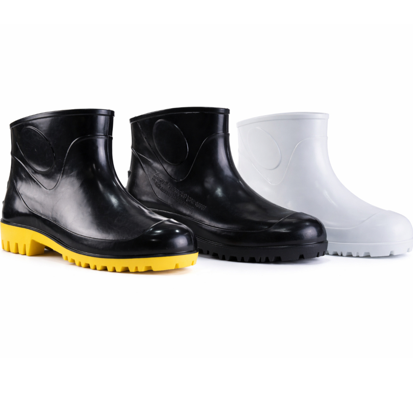 Galocha Bota PVC Impermeável Antiderrapante Cano 