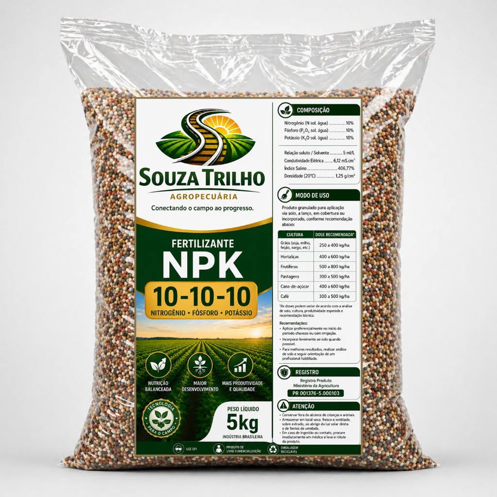 5k Adubo Fertilizante – NPK 10 10 10 –