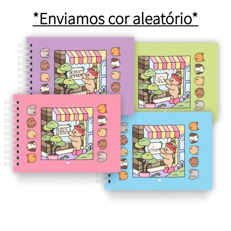Livro De Colorir Capa Dura Com Laminação Hologr�