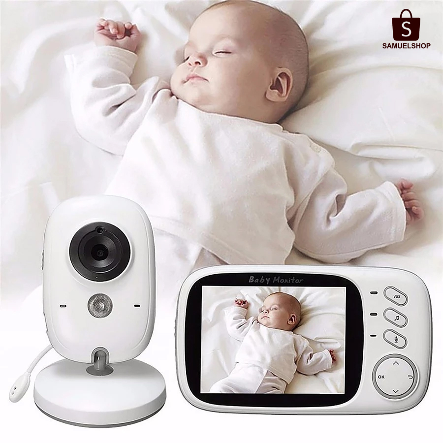 Baba Eletrônica Com Monitor Visão Noturna, Câme