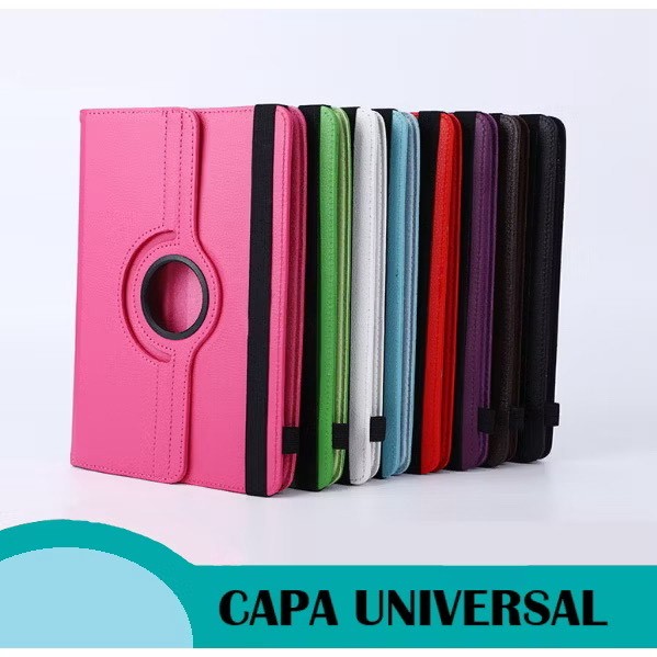 Capa Case Giratória Para Tablet Universal De 7/8 