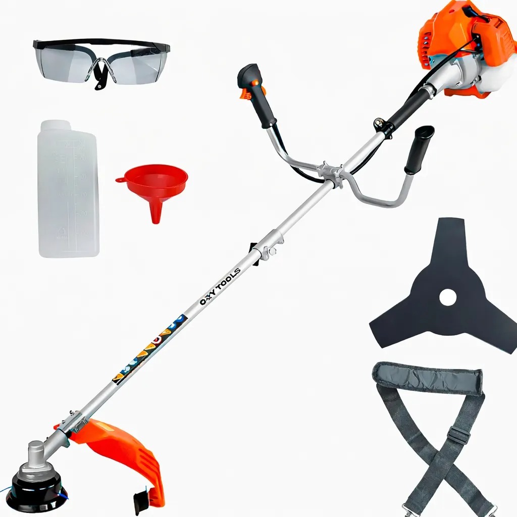 Roçadeira Lateral À Gasolina 52cc 2t Grama Jardi