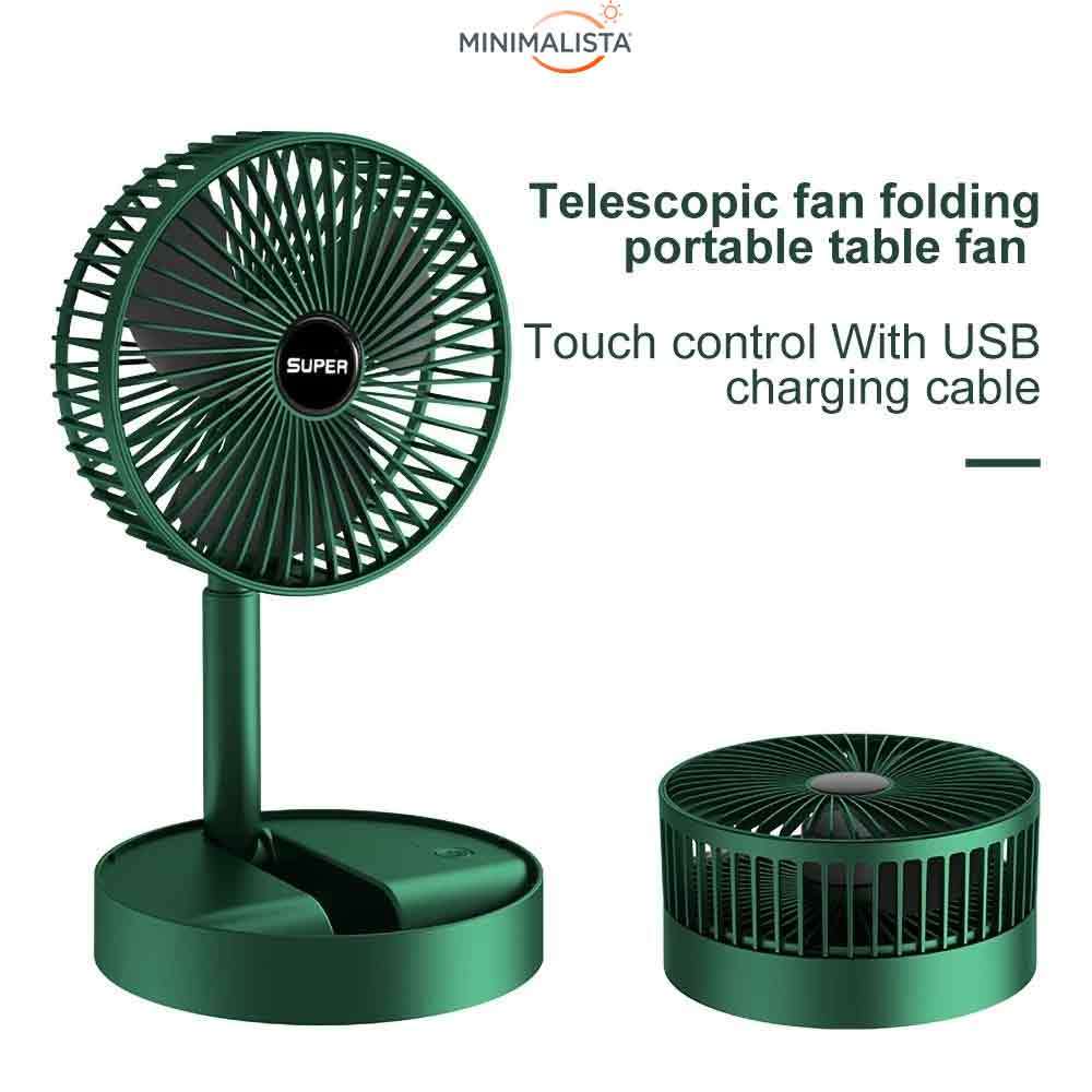 Ventilador Portátil Dobrável 180 Ajustável Dom�