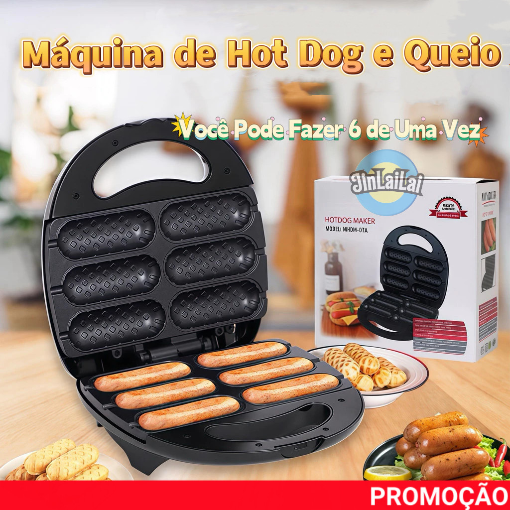 Máquina de Crepe Crepeira Elétrica Antiaderente