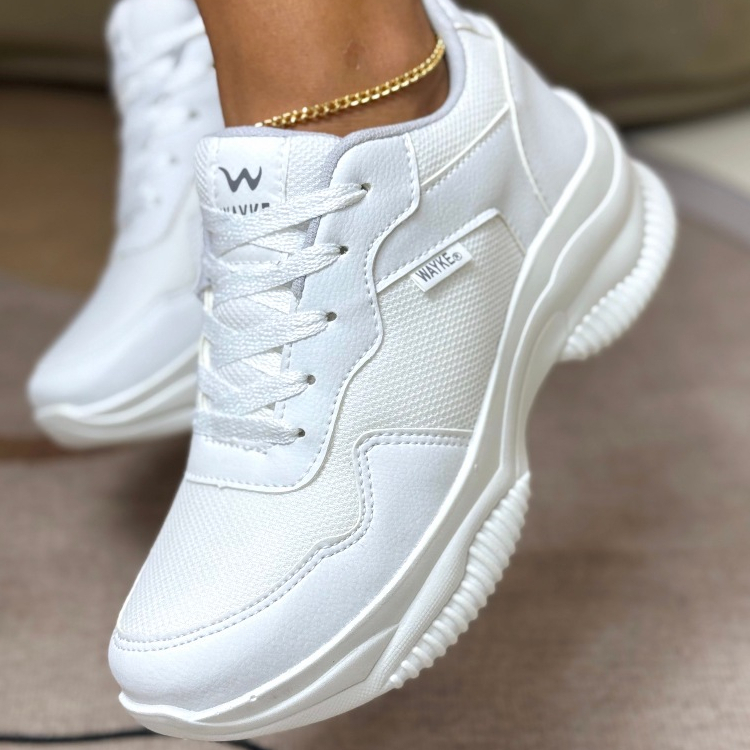 Tenis Feminino Plataforma Chunky Leve e Confortave
