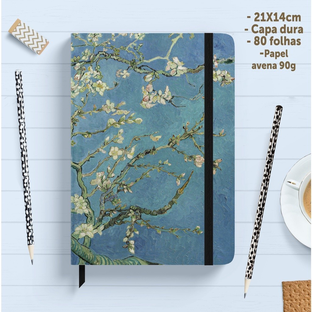 CadernO Sketchbook Obras de Arte Capa Dura para An