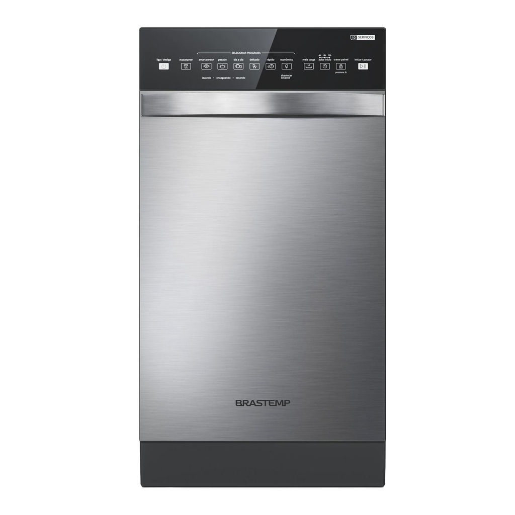 Lava-Louças 10 Serviços Brastemp Cor Inox com Ci