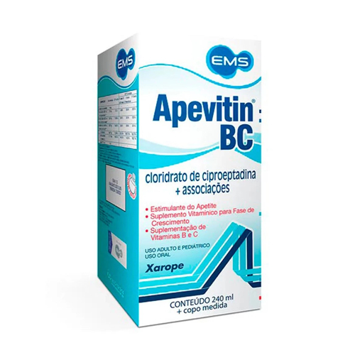 Apevitin BC 240ml Estimulante do Apetite – E