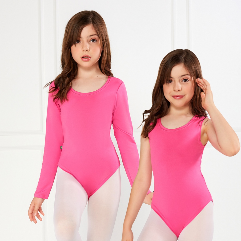 Roupa Infantil Menina Collant Manga Longa Ballet B