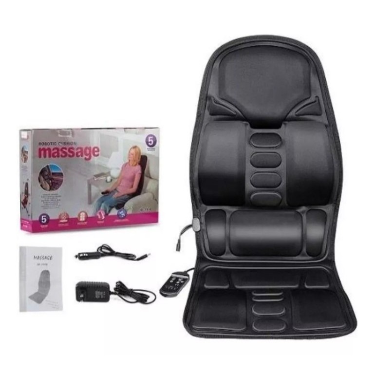 Assento Massageador Elétrico Controle Aliviar Dor