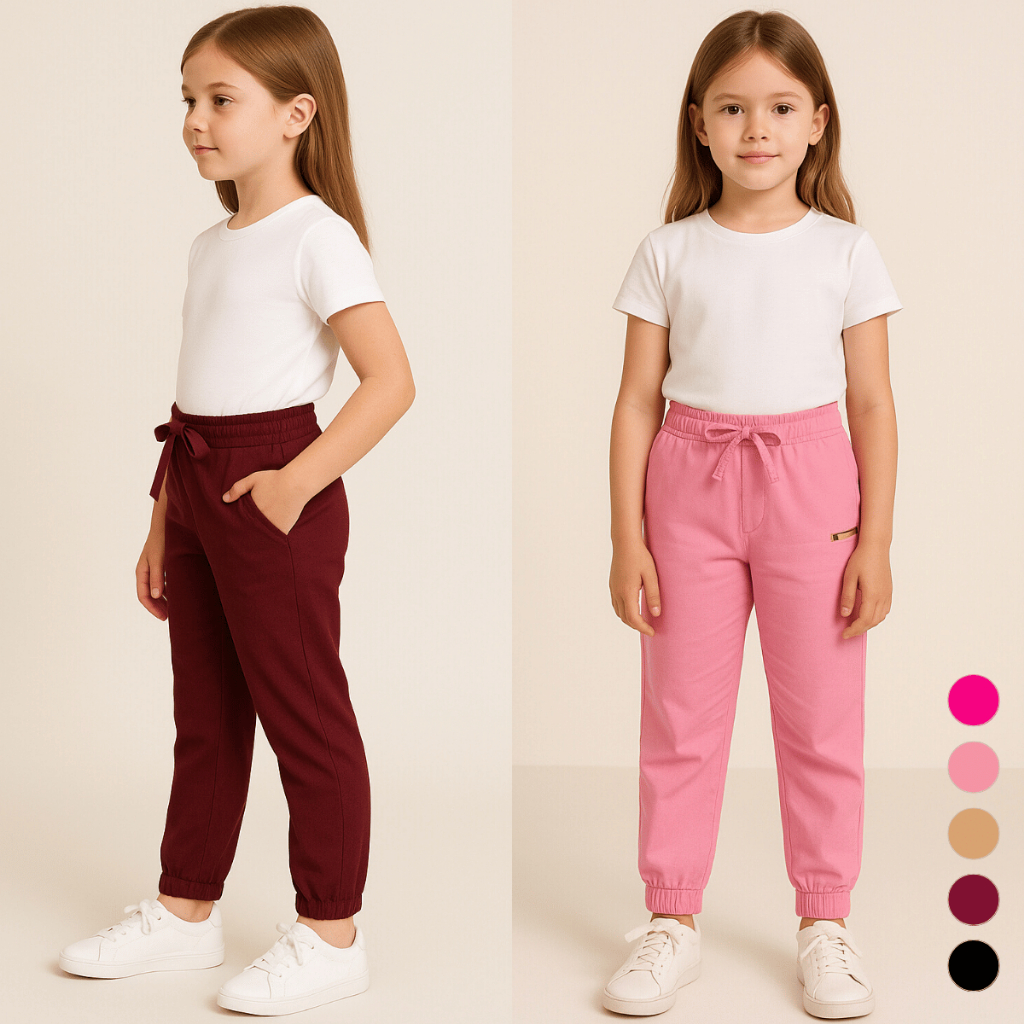 KIT 2 CALÇAS Menina Infantil Juvenil Inverno Frio