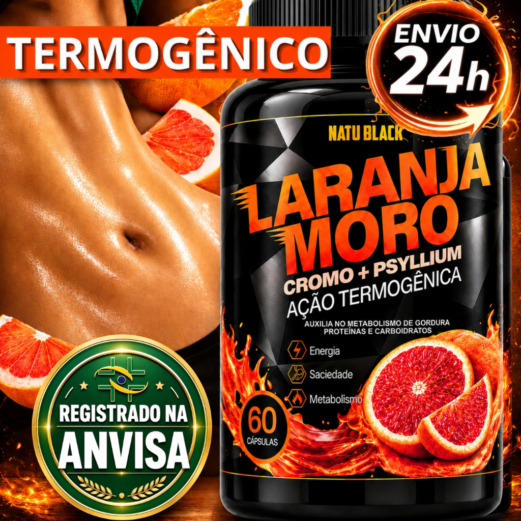 Laranja Moro Natural REGISTRADO NA ANVISA Original