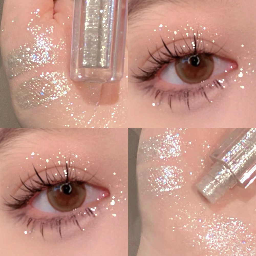 Sombra Líquida Com Glitter Pérola À Prova Dágu