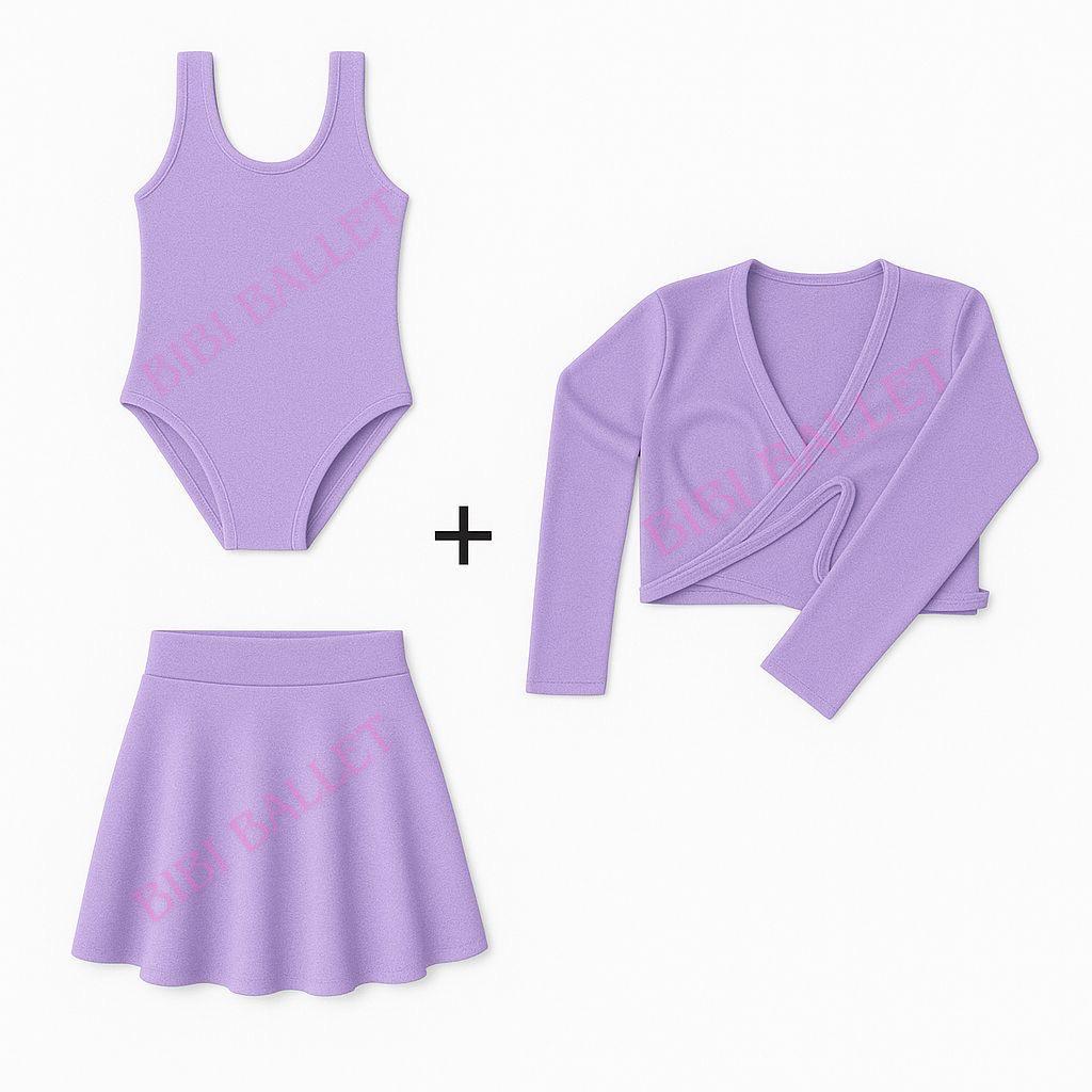 Kit Casaquinho + Saia de Cós + Collant Regata