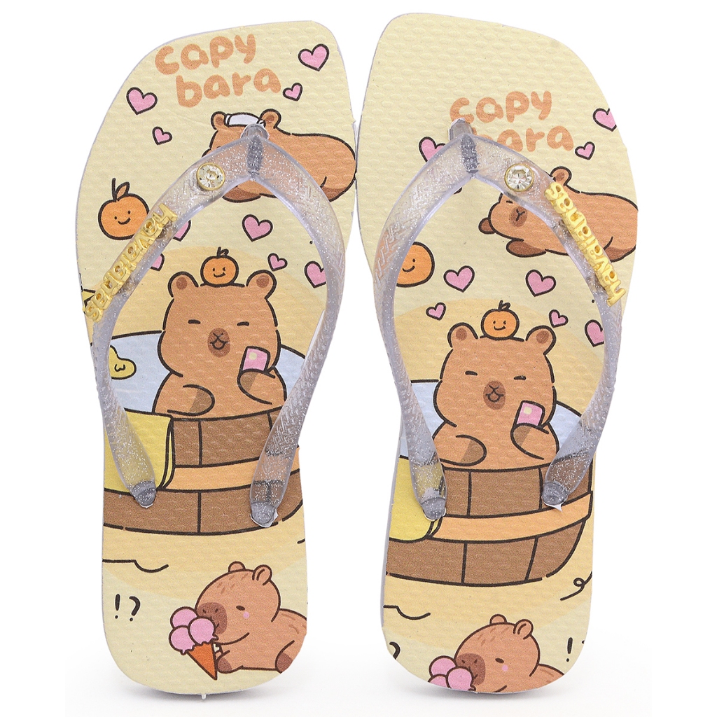 Chinelos Infantil Desenho Personalizado Leve Macio