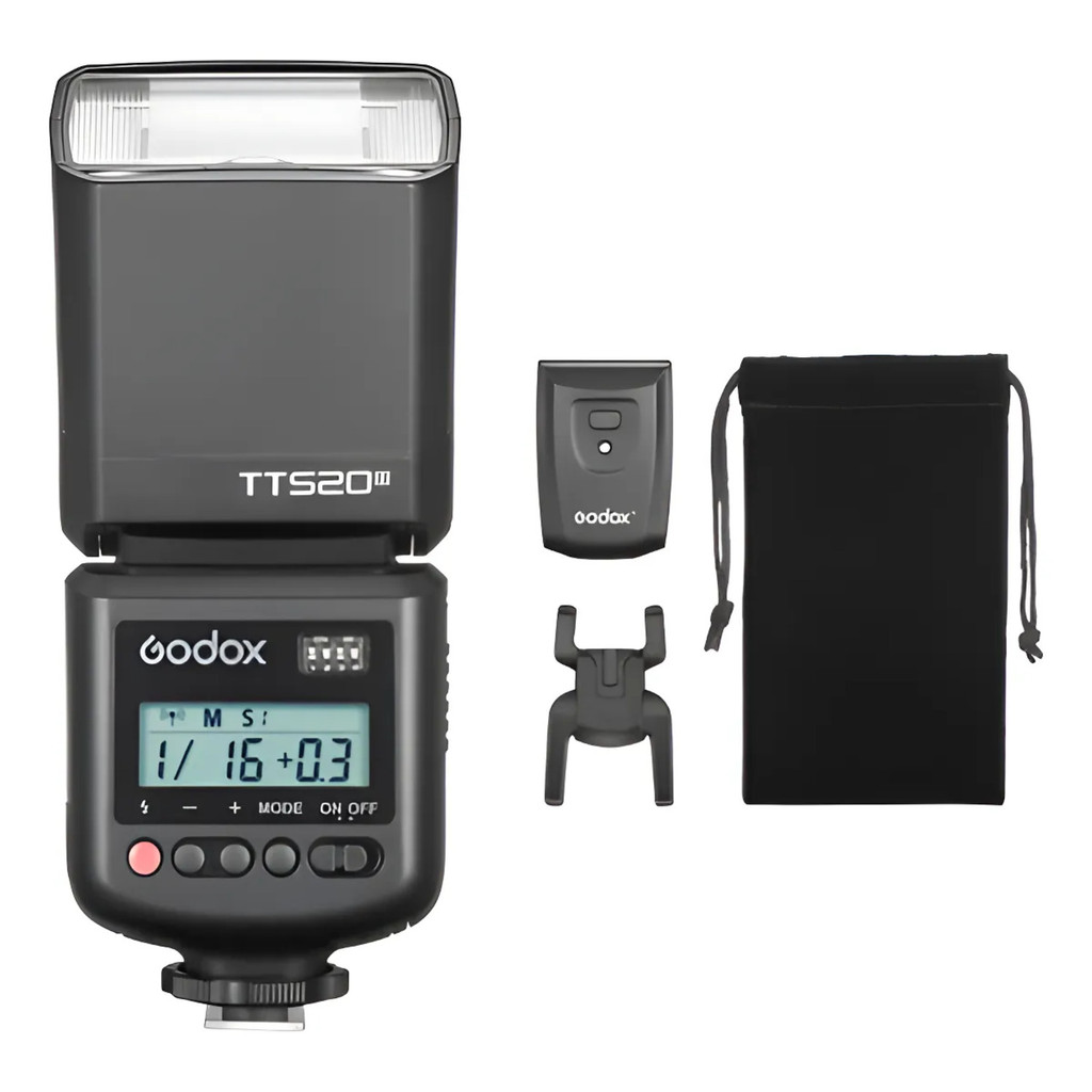 FLASH GODOX TT520 III UNIVERSAL SPEEDLITE + RADIO 