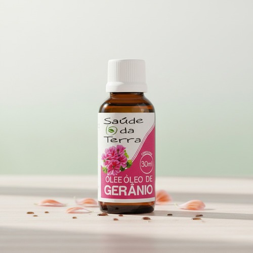 Óleo de Gerânio 30ml Aroma Relaxante Harmonia, H