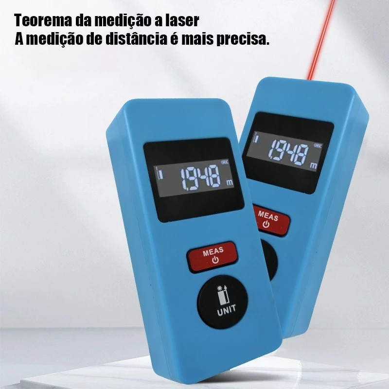 Trena a Laser Digital Portátil 100m Alta Precisã
