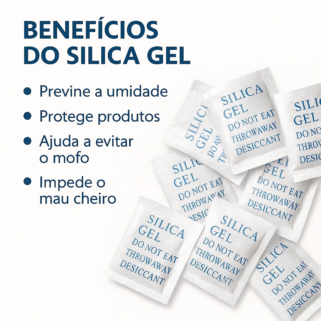 400 sachês de 1g de Sílica Gel Antiumidade | Abs