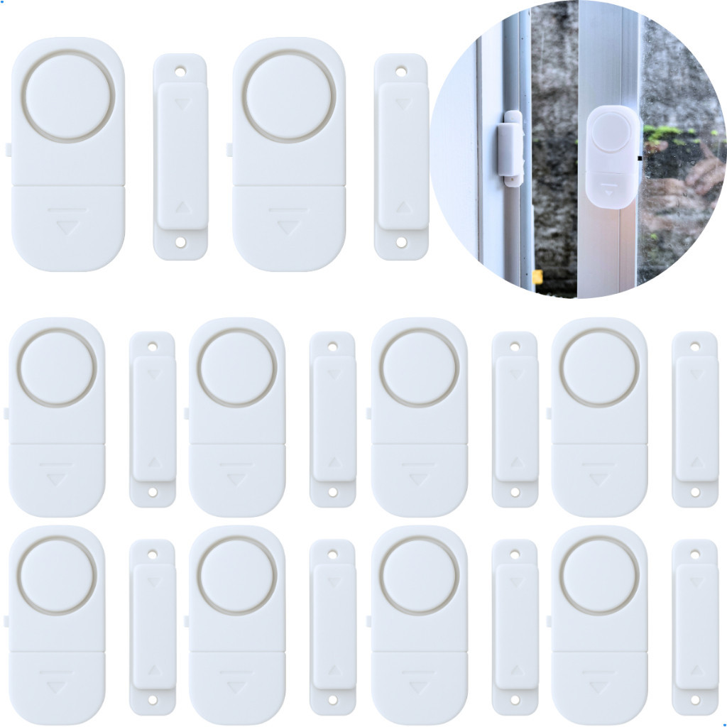 Conjunto de 10 alarme residencial sensor de abertu