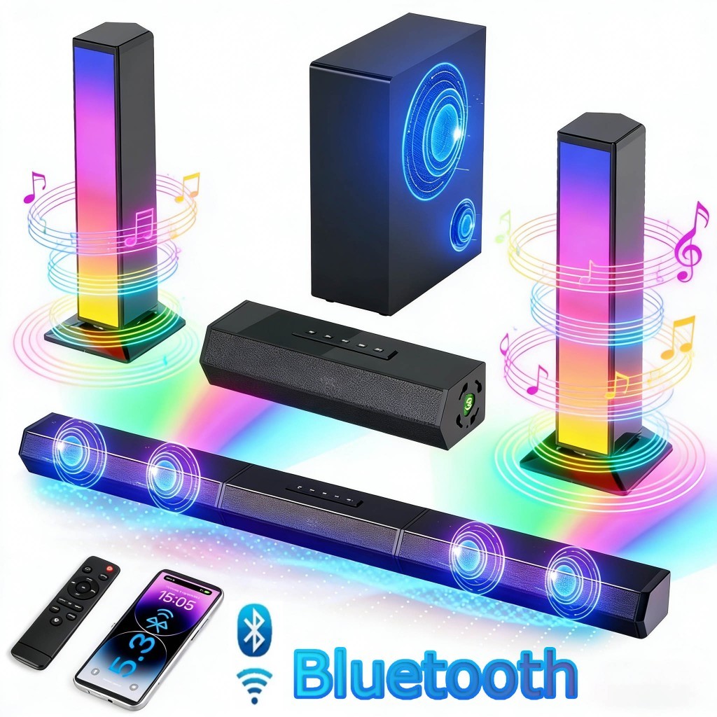 oundbar Barra De Som Com Subwoofer Home Theater Pa