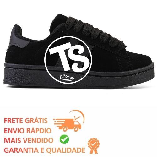 Tênis Casual Liso Camurça Unissex DIA A DIA R