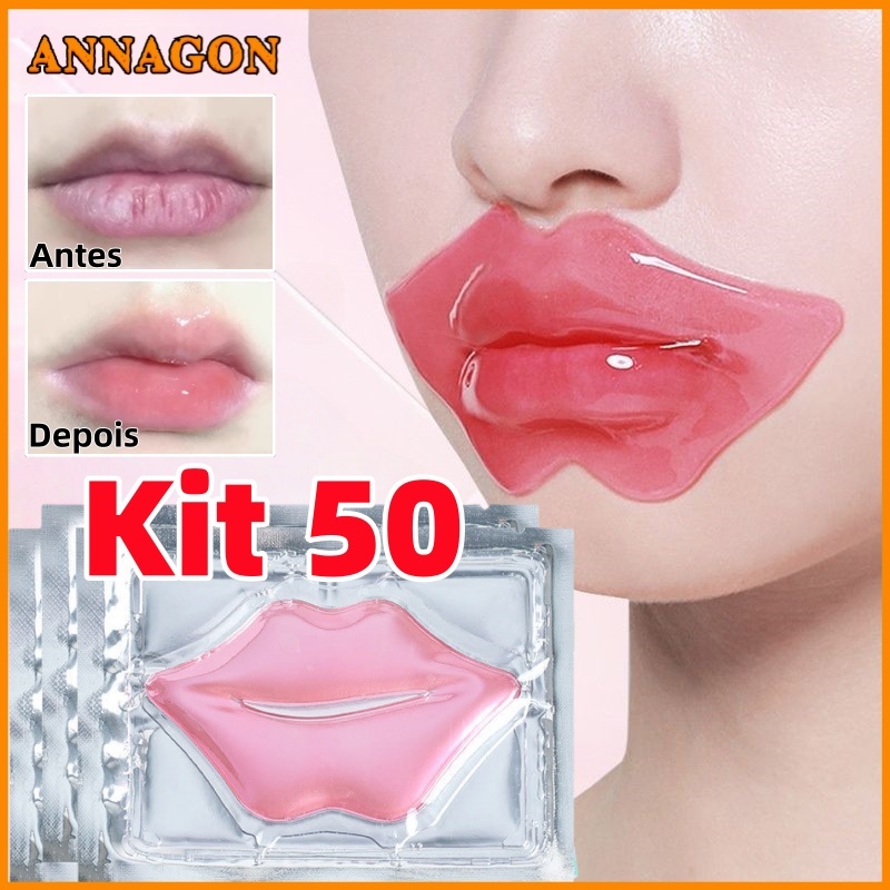Kit 50/40/30/20/10 Máscara Labial de Mel e Colág