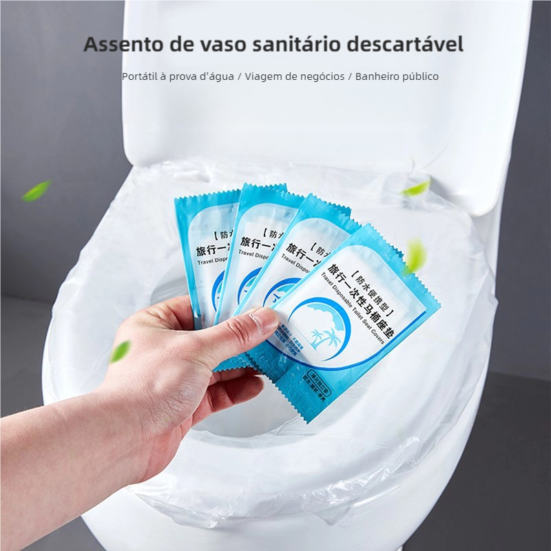 Kit 50 Protetores de Assento Sanitário – De
