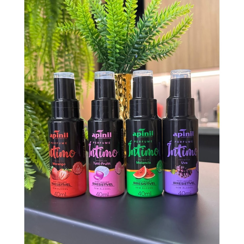 Perfume Íntimo Frutas Beijável 40ml Lançamento 