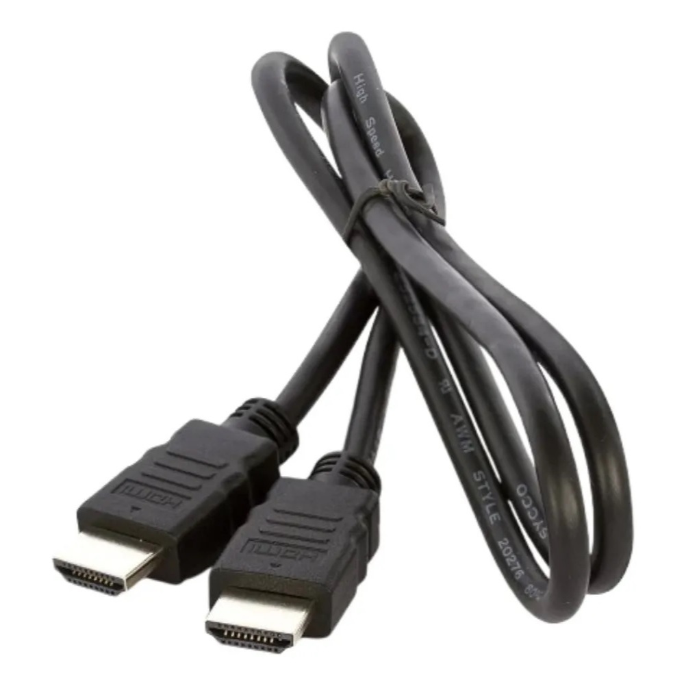 Cabo Hdmi 1.4 Full Hd 1 Metro Preto Hdmi X Hdmi