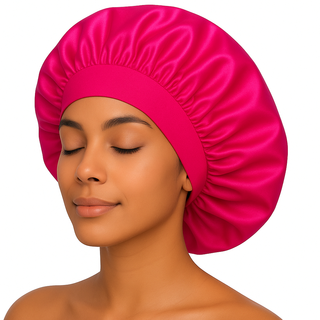 Touca com Faixa elástica antifrizz para Dormir Co