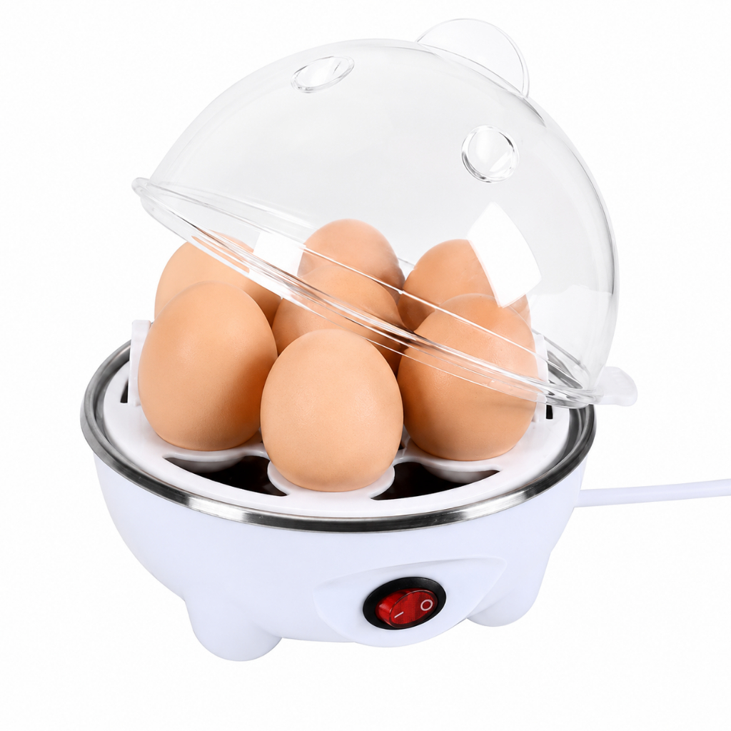 Cozedor De Ovos Portátil Elétrico Cozinha A Vapo