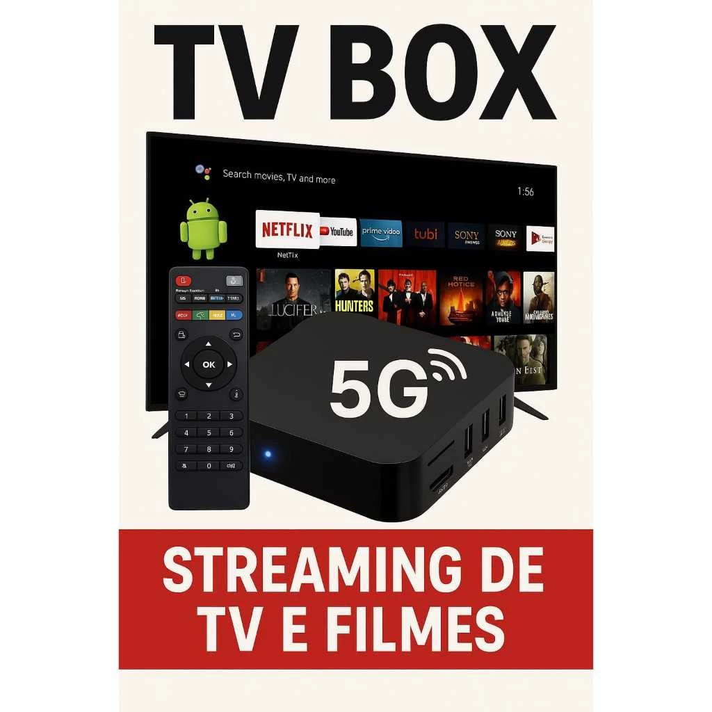 Aparelho 5G para Transformar em Smart Android TV &