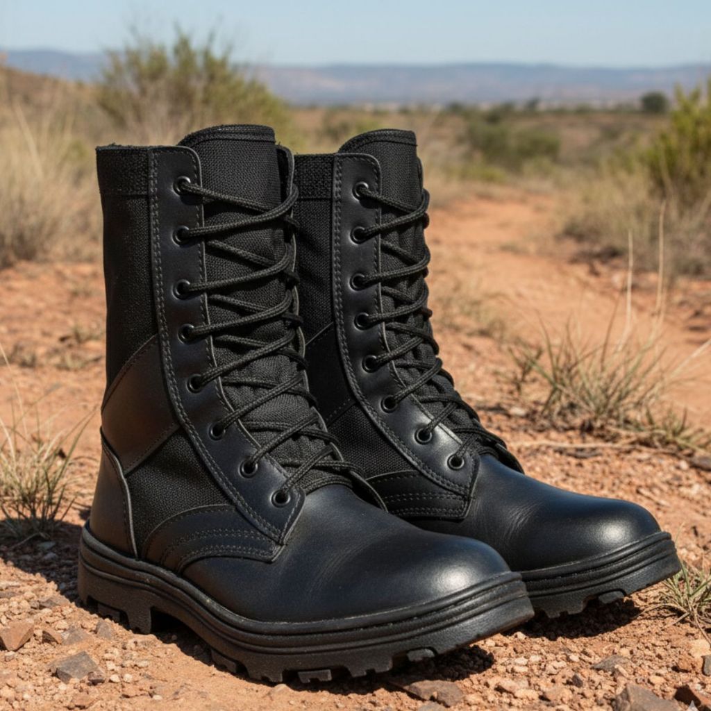 Bota Masculino Militar Casual Preto Promoção Imp