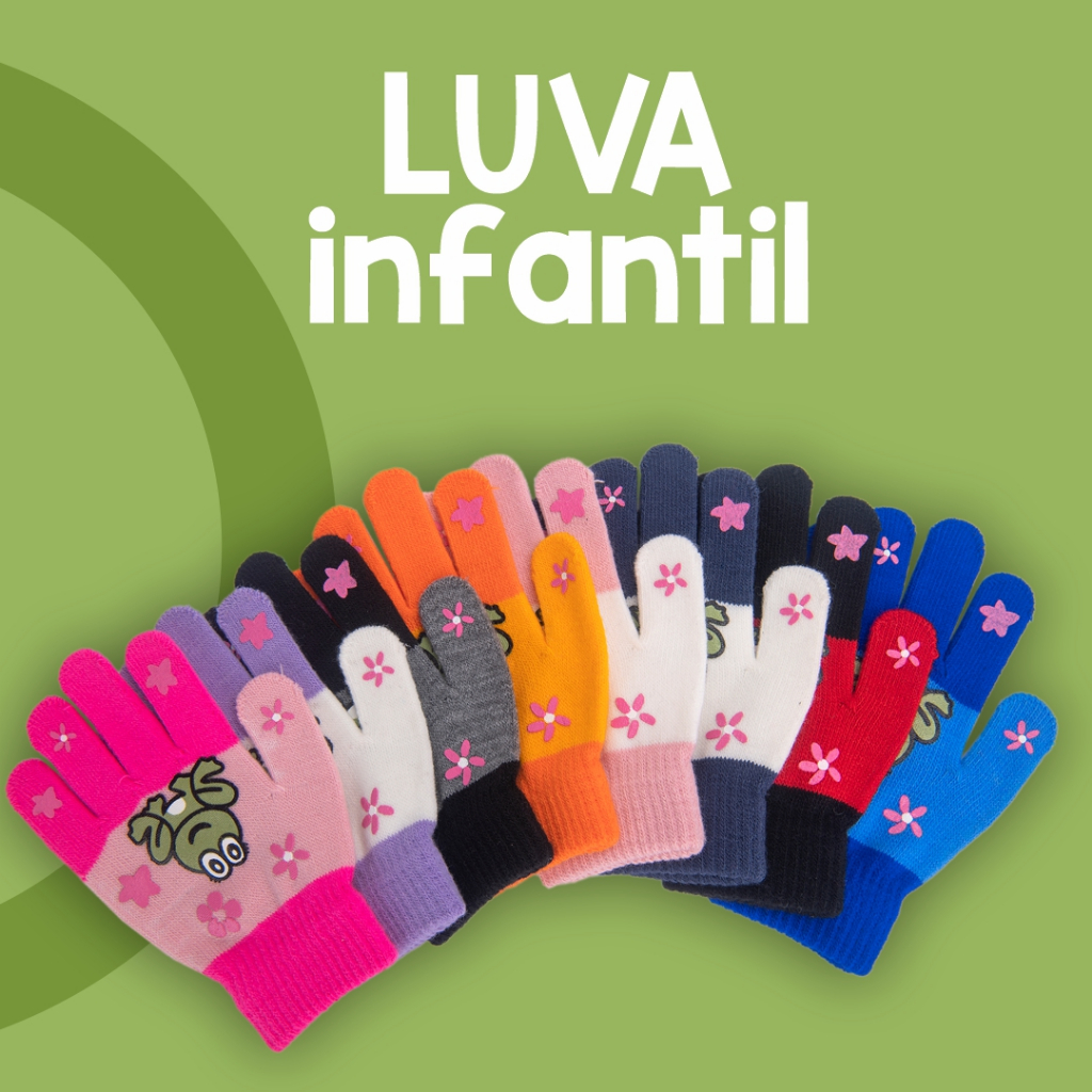 Luvas de chenile Infantil Menino Menina Quente KX0