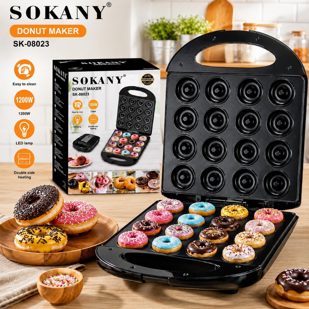 Máquina De Fazer Mini Donuts 127v 16 Cavidades/Fu