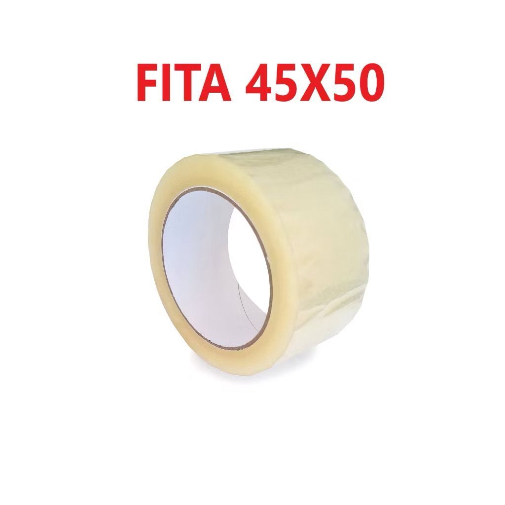 Fita Adesiva Transparente 45mmx50m Cola Forte Mult