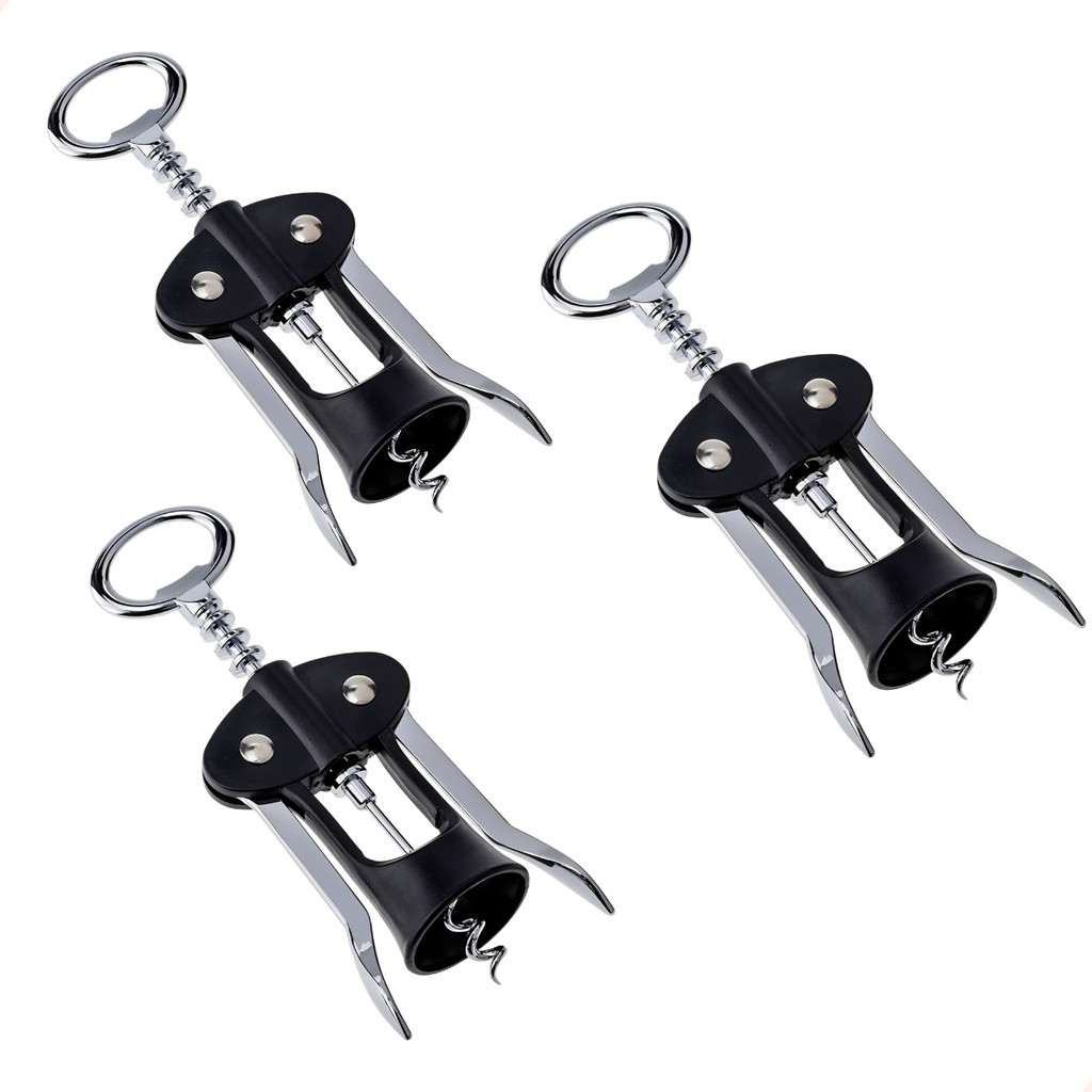 Saca Rolhas Abridor Garrafa De Vinho Inox Reforça