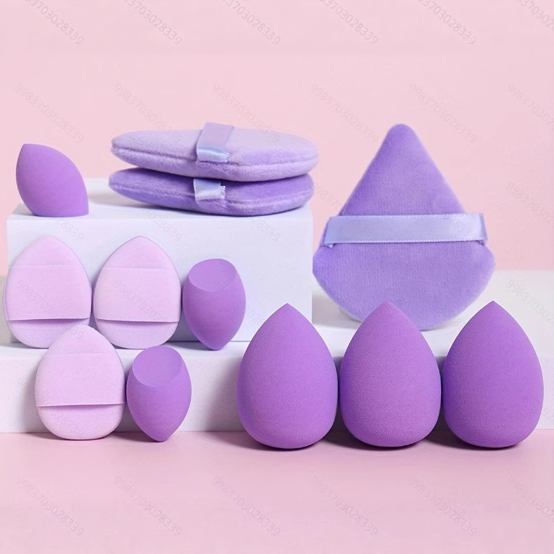 Kit 12 Esponjas para Maquiagem Multifuncional R
