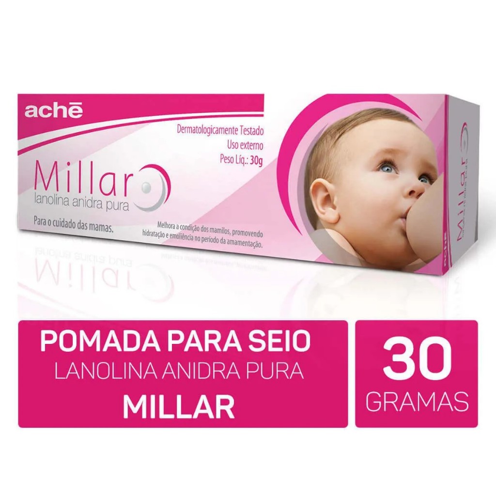 Millar Pomada 30g Hidratação e Alívio de Rachad