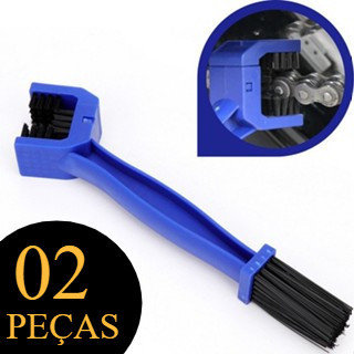 kit 2 Escova Limpa Corrente Transmissão Universal