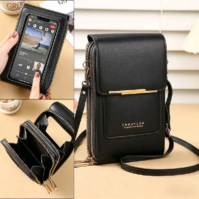 Bolsa Porta Celular Transversal Touch Screen Com P