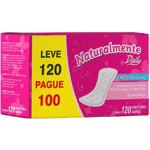 Absorvente  Naturalmente Daily Protetor diário  c