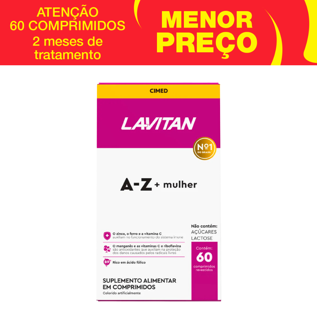 Lavitan AZ Mulher Cimed 60 Comprimidos