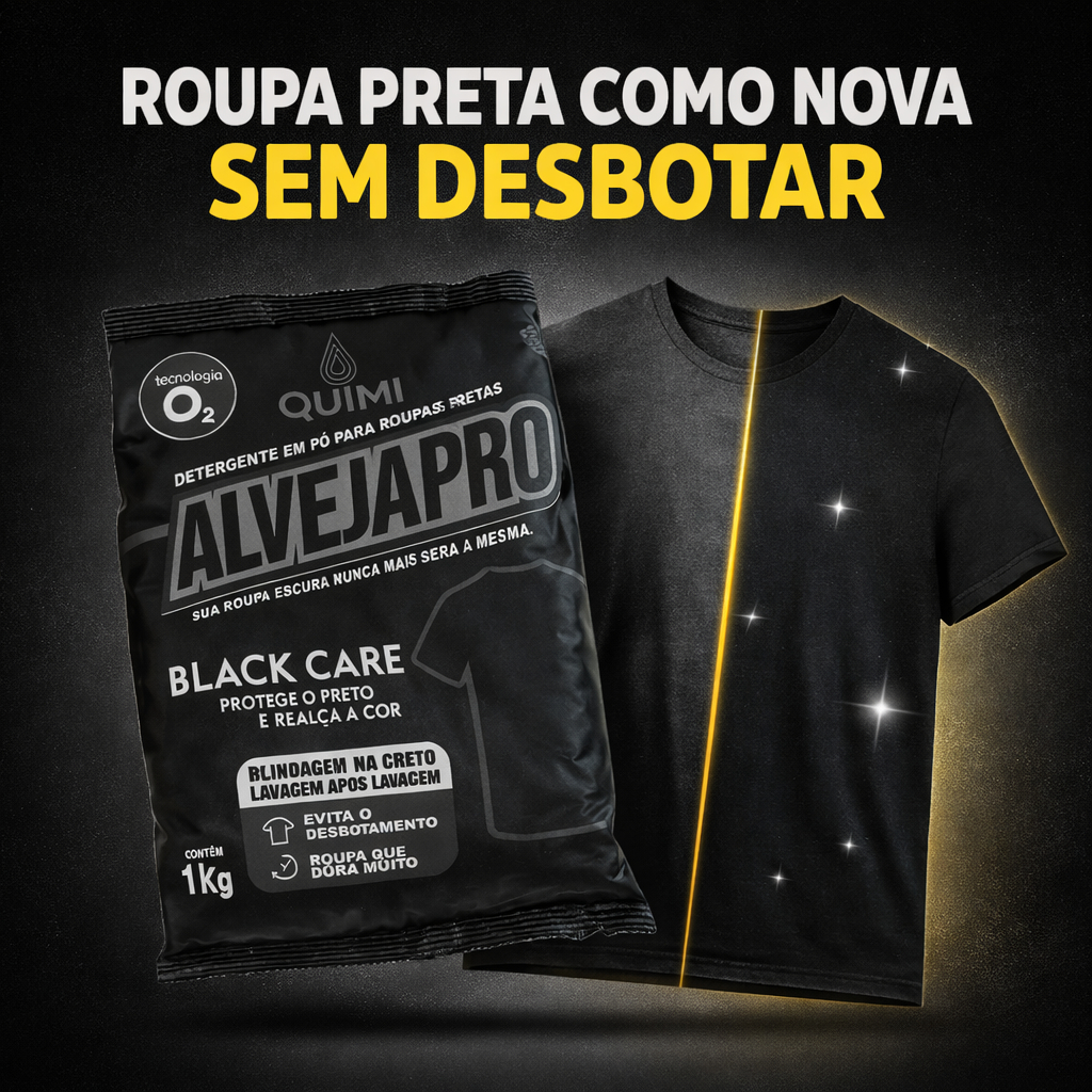 Detergente Roupa Preta Protege O Preto | Realça A