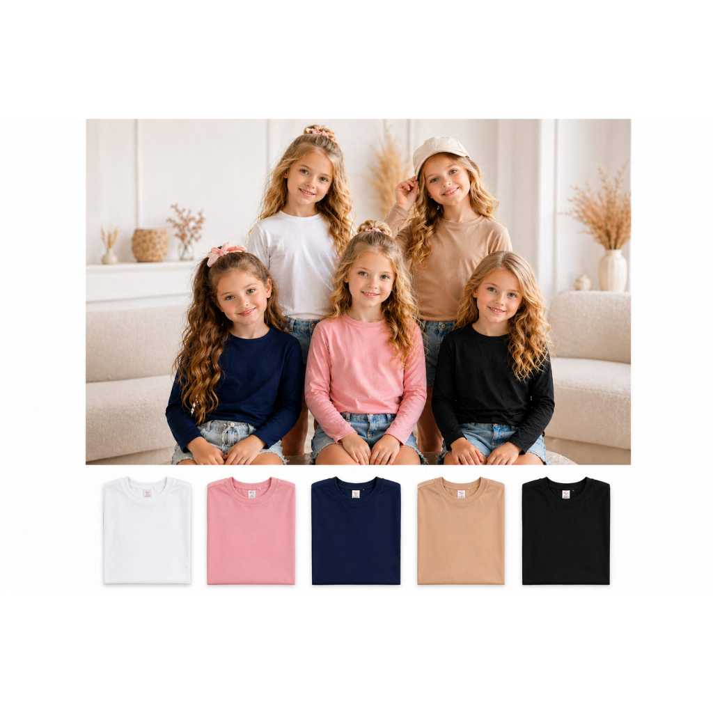 Blusa Térmica Infantil Segunda Pele Feminina Ajus