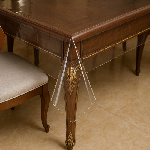Toalha de plástico Transparente De PVC Para Mesa 