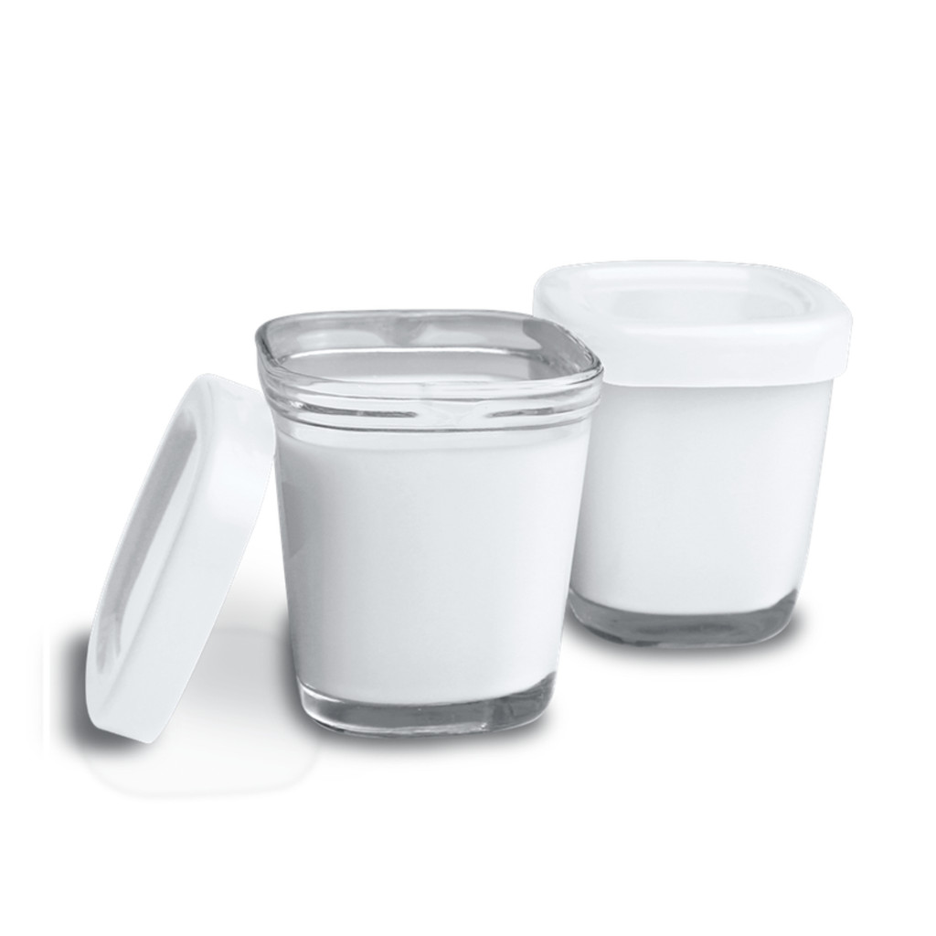 Kit 4 Potes Hermético Vidro Antivazamento 150 ml 